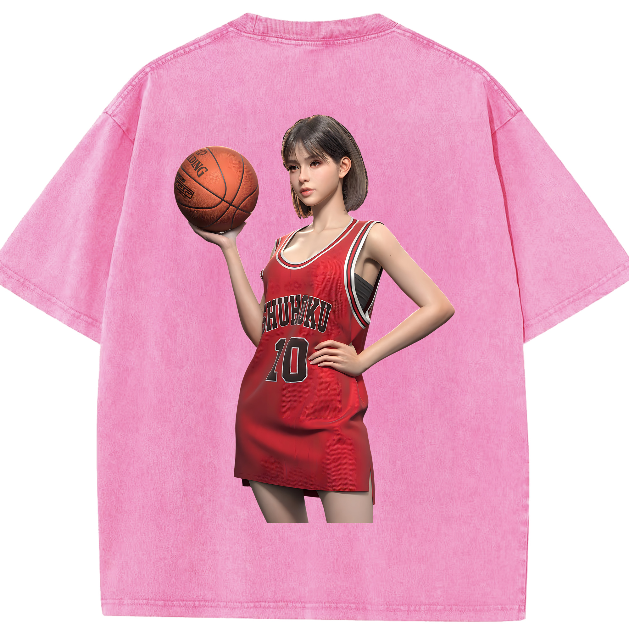（画像用） SLAM DUNK／スラムダンク 綿100% ヴィンテージ風 半袖Tシャツ（背面プリント）